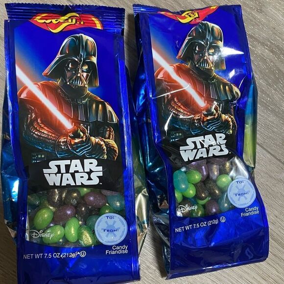 Jelly Belly Disney Star Wars Darth Vader Jelly Beans 7.5 oz Gift Bag Bundle Of 2 - Picture 1 of 3